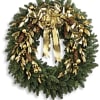 When it comes to saying &quot;Merry Christmas,&quot; this wreath offers a golden