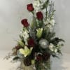 A beautiful custom Duke City Floral exclusive holiday design boutique. 