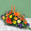 A seasonal centerpiece that celebrates the Thanksgiving holiday spirit, showcasing a beautiful