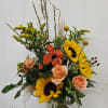 Beautiful Arrangement with orange and yellow