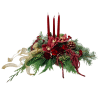 Your wishes for a classic Christmas centerpiece have come true! This elegant