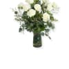 Pretty and perfect. There&#039;s nothing like long-stemmed white roses to show your