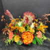A great centerpiece full of fall favorites, complete with a turkey