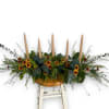 A warm and welcoming centerpiece designed to bring classic farmhouse charm to