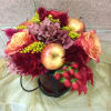 Say good bye to summer with the fresh and crisp arrangement. Bright