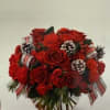 RED CARNATIONS,RED ROSES