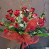 18 Red Roses Embellished With all the Extra Flair.
 Perfect for the