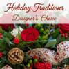 A Classic Woodsy holiday custom table d&eacute;cor -- perfect for a hostess