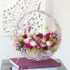 Elevate your living space with our exquisite, preserved flower arrangement, artfully presented