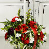 A Classic Christmas Centerpiece to adorn their table this Holiday Season. Designed