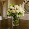 A Glowing Elegance &ndash; White Roses, Tulips, Hydrangeas &amp; Lisianthus in a