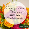 Designer&#039;s Choice Autumn Traditional Design

Embrace the art of spontaneity with our &quot;Designer&#039;s