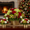Create a luxurious, cohesive look for your holiday d&eacute;cor with the Golden