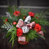 A Peppermint gift sure to delight your loved ones! Winter greenery and