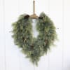 Artificial Variegated Cedar wreath 