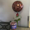 As shown w/ 4 POUND tub of red vines &amp; balloon