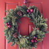 Available for delivery starting 11/28/2025
24&rdquo; Fresh pine wreath is a beautiful way