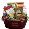 Goodies Basket of sweet treats in a reusable Holiday tin. This basket