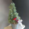 A small but wonderful lavender tree dressed up for this holiday season.