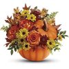 Celebrate the beauty of fall with this colorful, heartwarming mix of roses