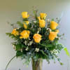 A dozen stunning Yellow Roses. The best gesture of love! Everyone deserves