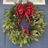 These beautiful wreaths come in three sizes, and are made locally from
