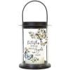 The &quot;Butterflies Appear&quot; silhouette lantern consist of a built in flameless LED