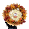 A stunning bouquet inspired by the warm colors of autumn and the