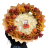 A stunning bouquet inspired by the warm colors of autumn and the