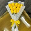 12 beautiful yellow roses, perfect to brighten the day for your special