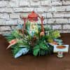The Rustic Glow Lantern combines timeless charm with cozy holiday warmth. Featuring