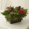 This Wooden Box is filled and overflowing with the best Christmas Greens