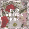 Indulge in the timeless charm of our Reds, White, and Pink Arrangement.