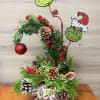Whoville grinch tree perfect Christmas arrangement for your Christmas party! 