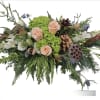 By far our most textured arrangement this season, Winter Solstice plays on