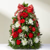 Celebrate the holidays with this boxwood Christmas tree.  Just the right