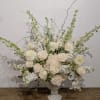 A beautiful, clean and refreshing arrangement perfect for all occasions. It measures