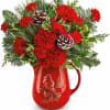Teleflora&#039;s Scarlet Melody Bouquet hits a high note with bold red carnations