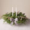 Eucalyptus &amp; Pine Centerpiece with Candles, a gorgeous table accent comes with