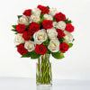 These precious roses in classic holiday colors are just the thing to