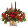 Product Information
Dress up your holiday celebrations with this elegant Christmas bouquet, beautifully