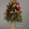 Celebrate the magic of the season with this luxurious tabletop Christmas tree