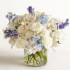 About Wonderful Best Wishes Bouquet
Our rustic, easy bouquet in shades of blue