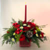 Add brightness to your Christmas celebration with the Holiday Glimmer centerpiece. Our