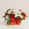 Spread holiday cheer with our inviting basket of blooms. Capturing the natural