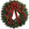 It&#039;s not Christmas without a fresh Christmas wreath on your door! Send