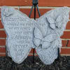 CEMENT BUTTERFLY STONE WITH STAND
