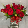 Show some love! A dozen beautiful roses arranged in style!