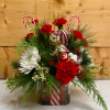 Candy Cane Lane is a fun arrangement that brings peppermint perfection into