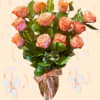 Arrangement measures approximately 19&quot;H
Short stem Kahala Garden Roses in a Vase, available